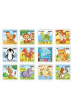 Kız Çocuk Oyuncak 03 355 ANIMAL SERIES PUZZLE SET Erkek Çocuk Oyuncak Eğitici Oyuncaklar