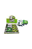 Kız Çocuk Oyuncak YH-711-57A SÜRTMELİ METAL 1:50 ÇÖP KAMYONU Erkek Çocuk Oyuncak Eğitici Oyuncaklar