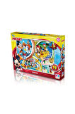 Kız Çocuk Oyuncak MCH 113 Mickey Mouse 200 Parça Puzzle -KS Puzzle Erkek Çocuk Oyuncak Eğitici Oyunc