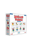 Kız Çocuk Oyuncak 5114 CA Games, Şekiller Puzzle / +3 yaş Erkek Çocuk Oyuncak Eğitici Oyuncaklar