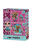 Kız Çocuk Oyuncak LOL 2in1 Puzzle Erkek Çocuk Oyuncak Eğitici Oyuncaklar