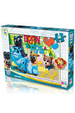 Kız Çocuk Oyuncak KS Puppy Dog Pals 50 Parça Puzzle Erkek Çocuk Oyuncak Eğitici Oyuncaklar