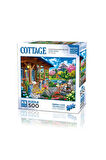 Kız Çocuk Oyuncak 20053 Colorful House Near The Lake 500 Parça Puzzle -KS Puzzle