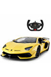 Kız Çocuk Oyuncak 1:14 Uzaktan Kumandalı Lamborghini Aventador SVJ Araba Erkek Çocuk Oyuncak Eğitici