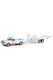 Kız Çocuk Oyuncak Greenlight 1/64 1968 Chevrolet C-10 Shortbed and Tandem Car Eğ