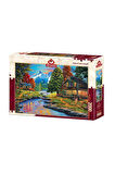 Kız Çocuk Oyuncak 4575 Art Puzzle İki Yaka Bir Orman 2000 parça Puzzle / +15 yaş