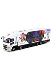 Kız Çocuk Oyuncak Tarmac Works 1/64 Mitsubishi Fuso Super Great EVA Racing Eğiticii
