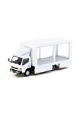 Kız Çocuk Oyuncak Tarmac Works 1/64 Mitsubishi Fuso Canter Mobile Display Truck