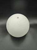 OSMANLI AVİZE CAMI.HAKİKİ OPALİN, BEYAZ.GRİFLİ.(Çap:20.00cm-Duy yuvası:10.00cm)
