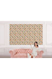 Renkli Pastel Şekiller Modern Duvar Kağıdı-5545