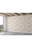 Pastel Renkli Geometrik Desenli Duvar Kağıdı-5790