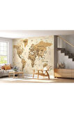 Oxyteez   Dünya Haritası Duvar Kağıdı Detaylı Ülke ve Başkentli İngilizce-2545 2545