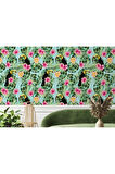 Oxyteez   Tropikal Çiçekli Ağaç Yaprakları Duvar Kağıdı-5568 5568