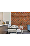 Oxyteez   Taş Tuğla Desenli Duvar Kağıdı-5601 5601