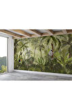 Oxyteez   Tropikal Orman Bitkileri ve Hayvanları Çocuk Odası Duvar Kağıdı-5639 5639