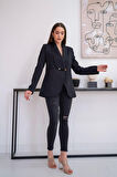 Siyah Blazer Ceket