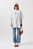 Kabartma Baskılı T-Shirt