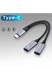 2 İn 1 Çok İşlevli Tpye-c 3,5 mm Kulaklık Adaptörü Şarj Portu Cep Telefonları ve Tabletler için