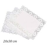 Dantelli Kağıt Doyley Dikdörtgen 20 x 30 cm - 50'li