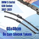 SİLBAK Ön Cam Silecek Takımı BMW 5 Serisi G30 Sedan 2017-2021 65x48cm 