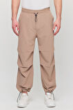 Paraşüt Kumaş Cepli Paçası Ayarlanabilir Baggy Pantolon