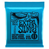 Ernie Ball P02225 Extra Slinky Nickel Wound  008-038 Elektro Gitar Teli