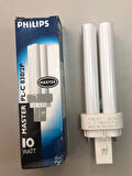 5 ADET PHILIPS PLC  10W /830 2P LAMBA 600 LÜMEN 3000 KELVİN SARI