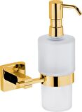 Pure Venedik Sıvı Sabunluk Camlı Gold Kmr-5002