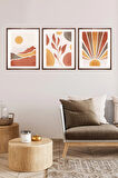 Vetro Design Doğa Ahşap Çerçeveli Tablo Set (30x40 cm)