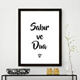 Vetro Design Ahşap Çerçeveli Poster 21x30 cm