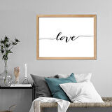 Vetro Design Ahşap Çerçeveli Poster 21x30 cm