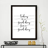 Vetro Design Ahşap Çerçeveli Poster 21x30 cm