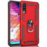 Samsung Galaxy A70 (A705F) Yüzüklü Tank Kılıf Bordo