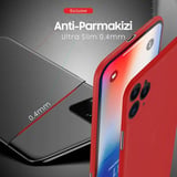 Apple iPhone 11 Pro Max Ultra Slim Lüx Kılıf Gri