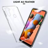 Samsung Galaxy A11 2.0 MM Korumalı Silikon Kılıf Şeffaf
