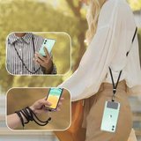 Samsung Galaxy A52 İp Askılı Silikon Kılıf Siyah
