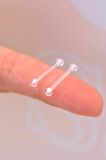Antialerjik Şeffaf Silikon Meme Ucu Piercingi Bioplast Nipple Piercing 2 Adet