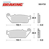 SİNTERLİ ARKA FREN BALATASI / HONDA / SW-T ABS / 600cc / ARKA  / 2011-2012-2013