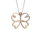 Pırlanta Mariposa Kolye