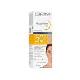 Bioderma Photoderm Light M 50+ Faktör Leke Karşıtı Koyu Lekeye Eğilimli Ciltler İçin Renkli Yüz Güneş Koruyucu Jel Krem 40 ml