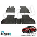 ARACA ÖZEL 2015+ BMW X6 F16 3D HAVUZLU PASPAS

