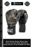 Özel Üretim Dövüş Sporu Spor Vuruş Everlast Black Gold/Grey Camo Gloves 10 Oz 919580-70-10OZ