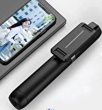 Uzaktan Kumandalı Bluetooth Özellikli Selfie Çubuğu, Uzatabilir Masa Üstü Kullanılabilir Tripot P50