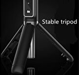 Uzaktan Kumandalı Bluetooth Özellikli Selfie Çubuğu, Uzatabilir Masa Üstü Kullanılabilir Tripot P50