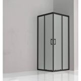 Durul Duşakabin Kare Siyah Buzlu 5mm H:190