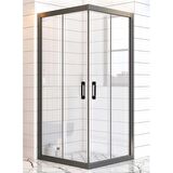 Durul Duşakabin Kare Siyah Şeffaf 5mm H:190