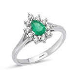 Pırlanta Zümrüt Yüzük