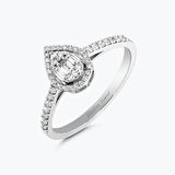 Pırlanta Baget Damla Yüzük