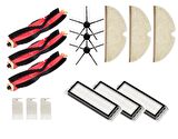 S5 Max, S5, S4 Max, S6 Maxv, S6, S6 Pure Roborock Modelleri Uyumlu 3 Takım Set