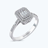 Pırlanta Baget Yüzük